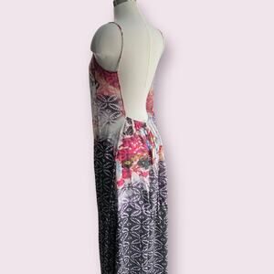 EUC Free people open back side slit casual maxi dress size Small